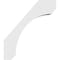 Ekena Millwork 6-in. W x 28-in. D x 32-in. H Legacy Architectural Grade PVC Knee Brace BRCP06X28X32LEC - alternate 3